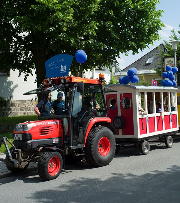 Der BG-Zug fährt zum Jubiläum